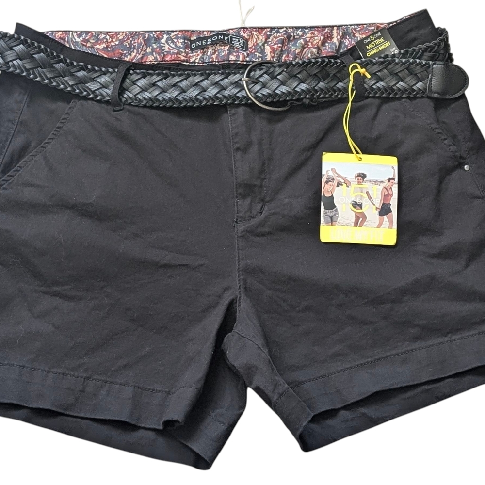 NWT One 5 One Women's Chino Shorts size 16